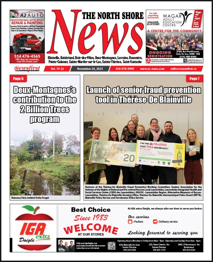 The North Shore News volume 19-22 Front page of The North Shore News.