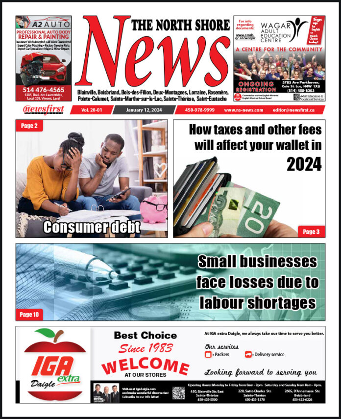 The North Shore News volume 20-01 Front page of The North Shore News.
