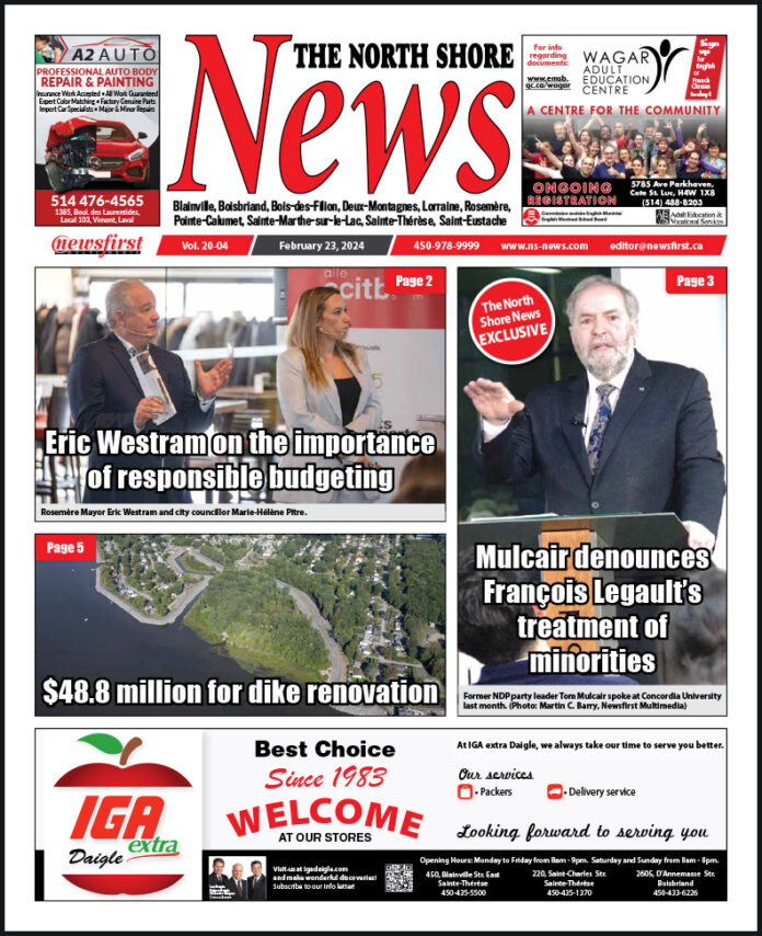 The North Shore News volume 20-04 Front page of The North Shore News.