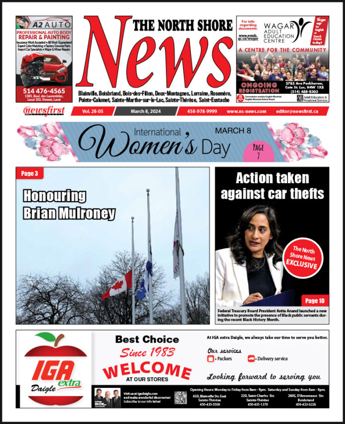The North Shore News volume 20-05 Front page of The North Shore News.
