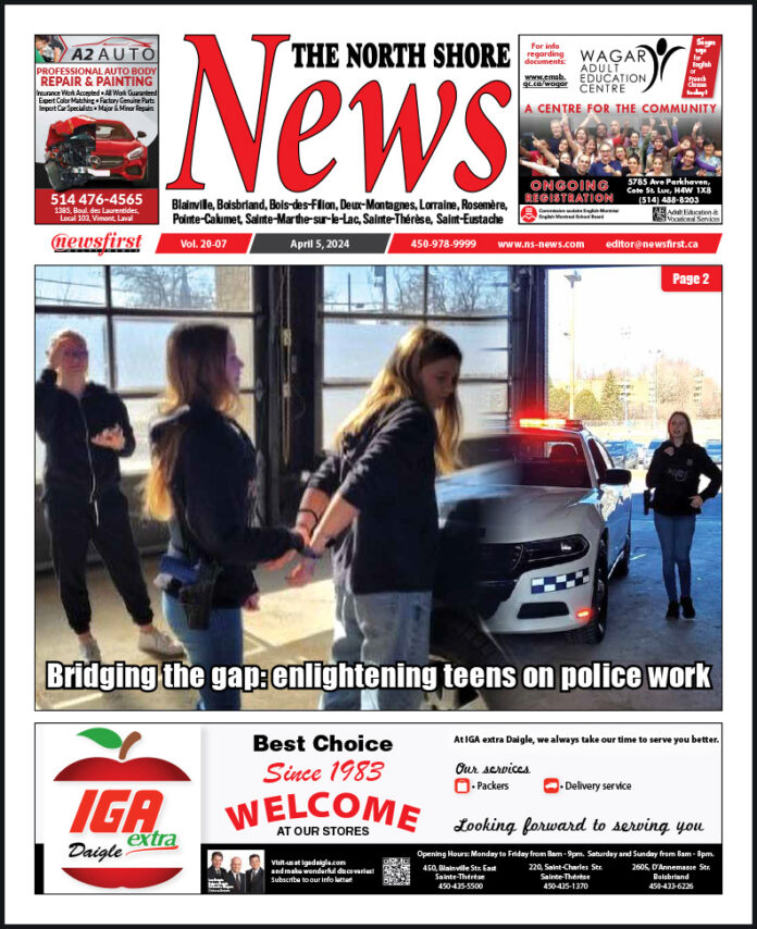 The North Shore News volume 20-07 Front page of The North Shore News.