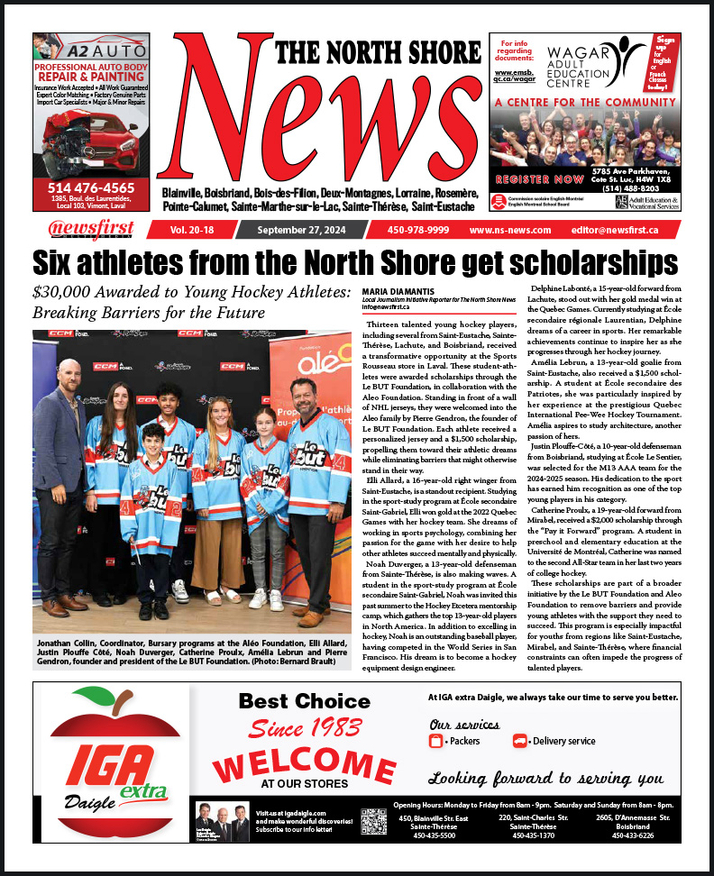 The North Shore News volume 20-18 Front page of The North Shore News.