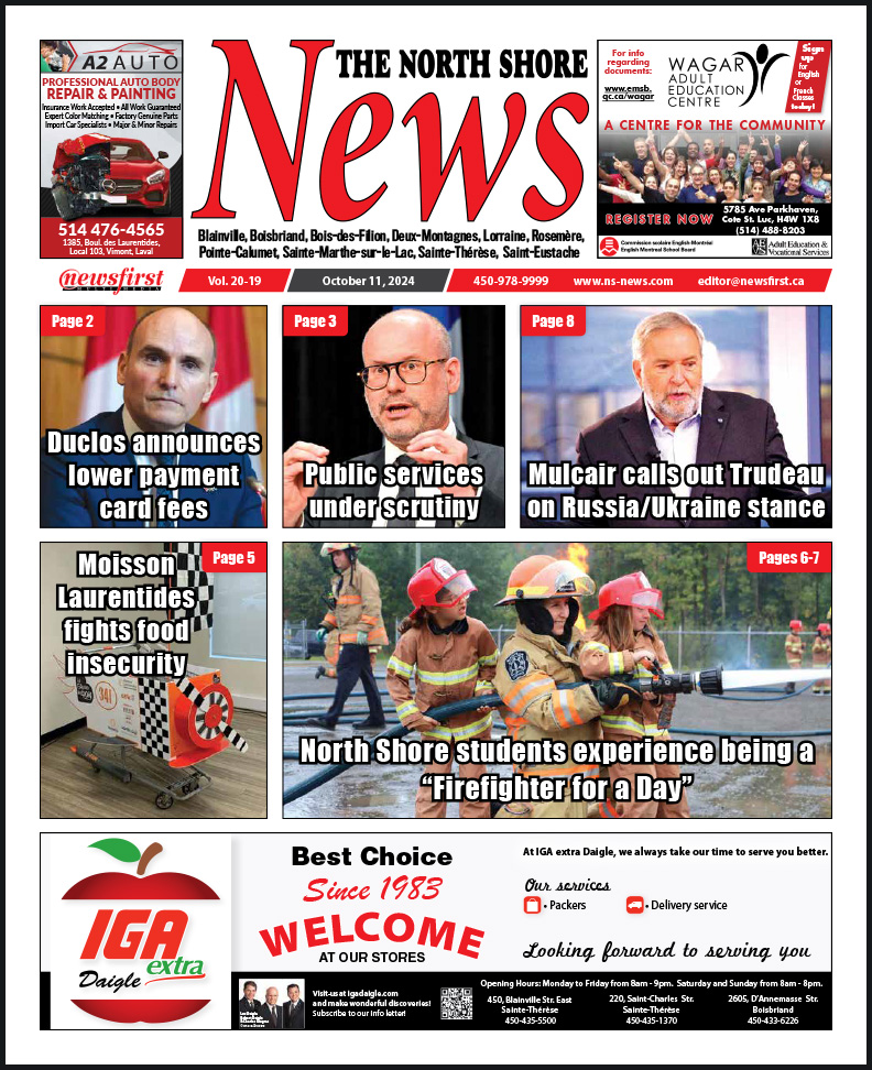 The North Shore News volume 20-19 Front page of The North Shore News.