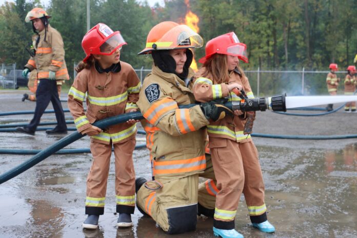16 Young Students Embark on a Hands-On Firefighter Experience
