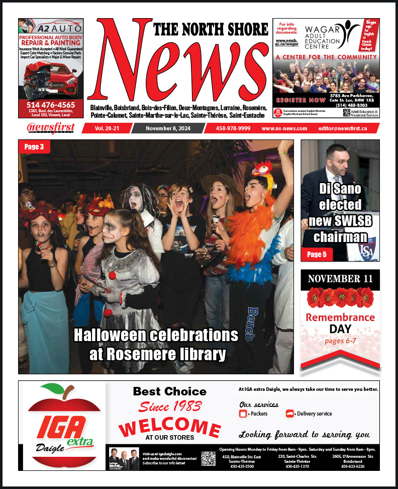 The North Shore News volume 20-21 Front page of The North Shore News.