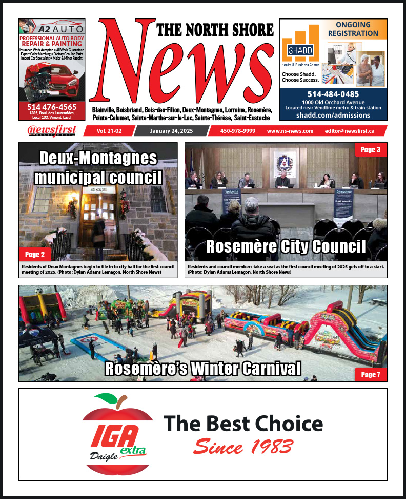The North Shore News volume 21-02 Front page of The North Shore News.