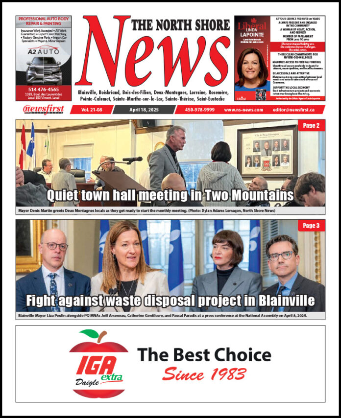 The North Shore News volume 21-08 Front page of The North Shore News.