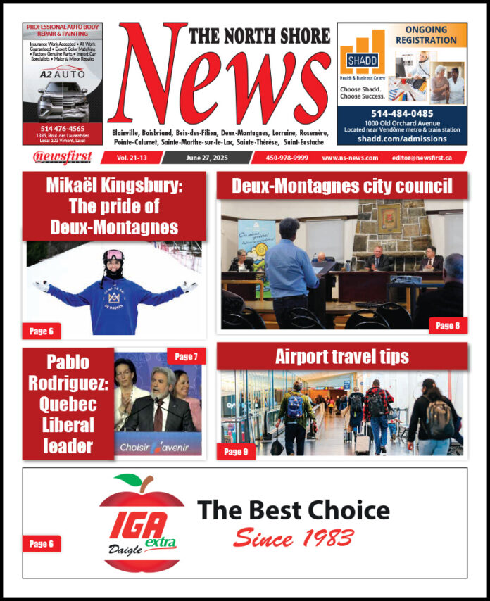 The North Shore News volume 21-13 Front page of The North Shore News.