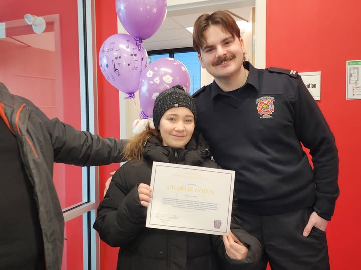 Deux-Montagnes Honors 12-Year-Old Charlie Godin for Heroic Actions During House Fire