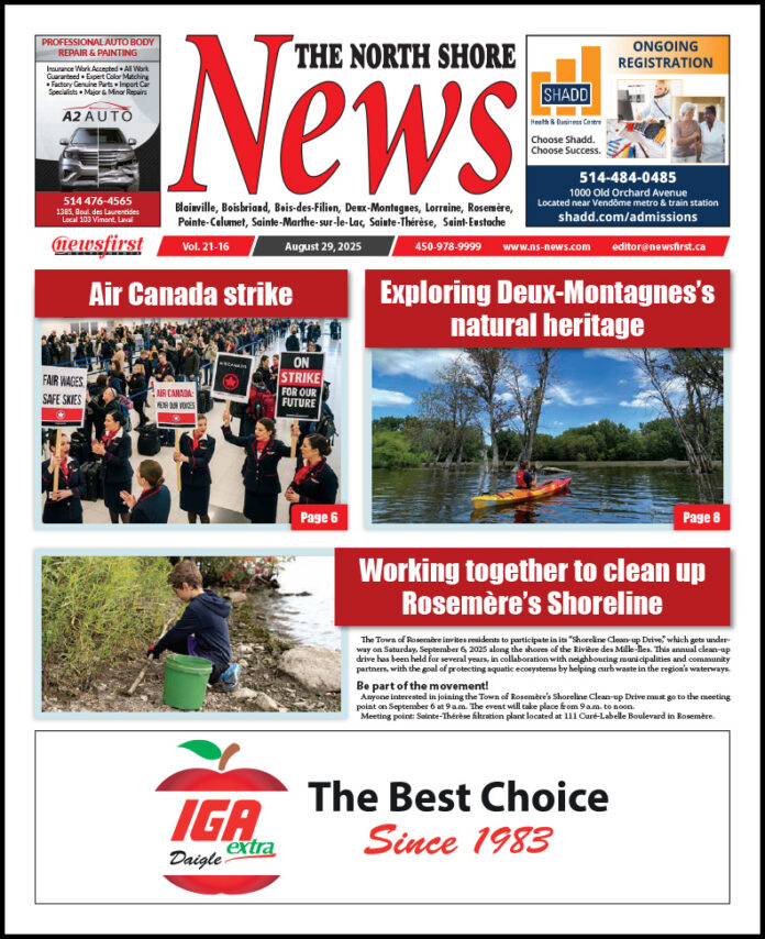 The North Shore News volume 21-16 Front page of The North Shore News.