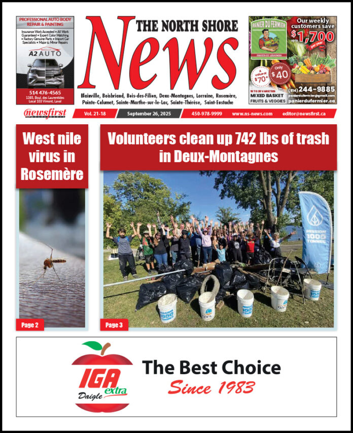 The North Shore News volume 21-18 Front page of The North Shore News.
