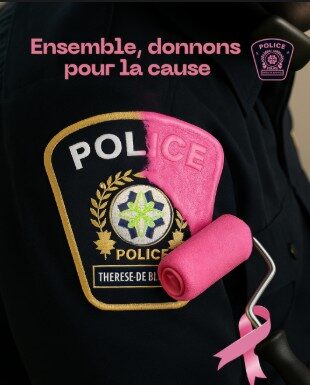 Therèse-De Blainville Police Launch October Campaign to Support Breast Cancer Efforts
