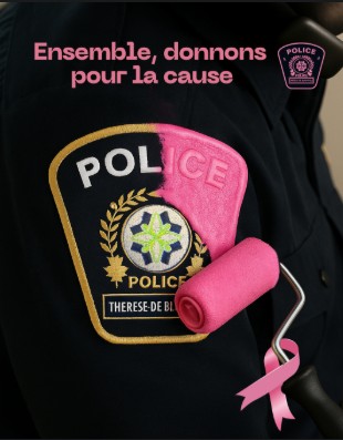 Therèse-De Blainville Police Launch October Campaign to Support Breast Cancer Efforts