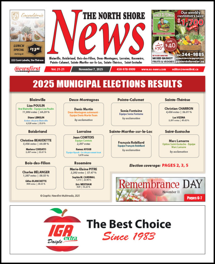 The North Shore News volume 21-21 Front page of The North Shore News.