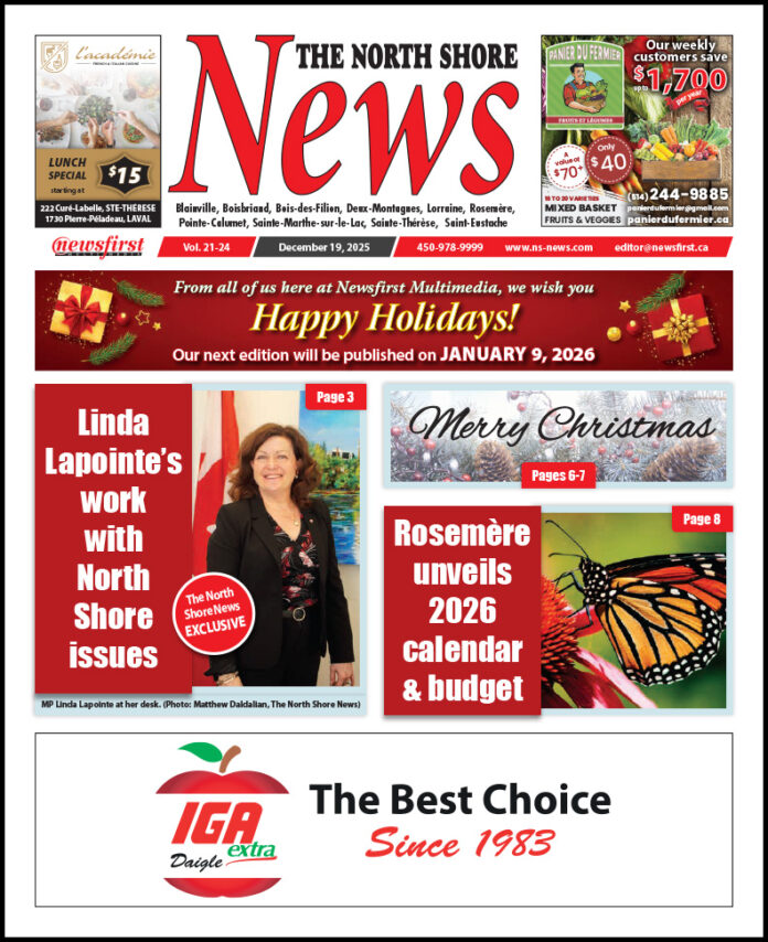 The North Shore News volume 21-24 Front page of The North Shore News.