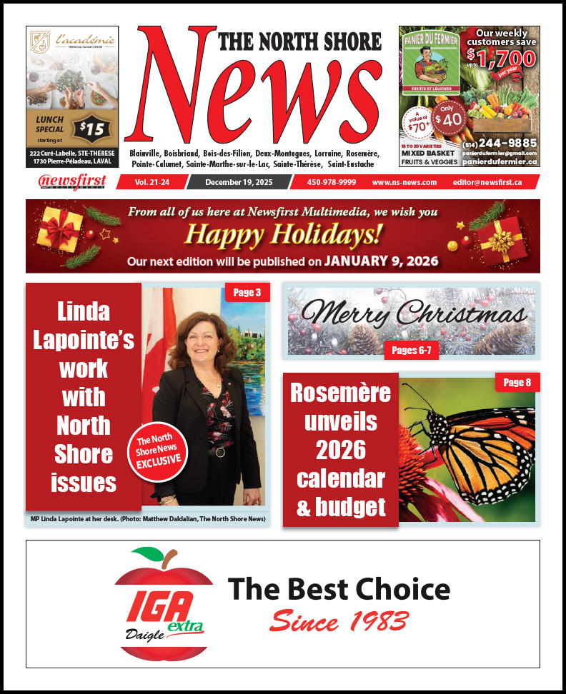 The North Shore News volume 21-24 Front page of The North Shore News.