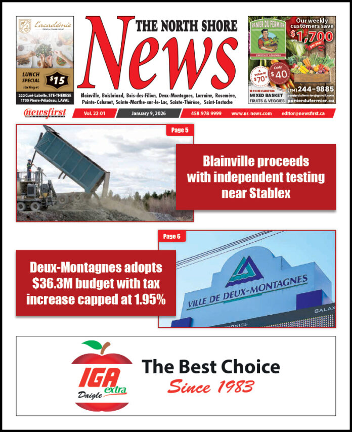 The North Shore News volume 22-01 Front page of The North Shore News.