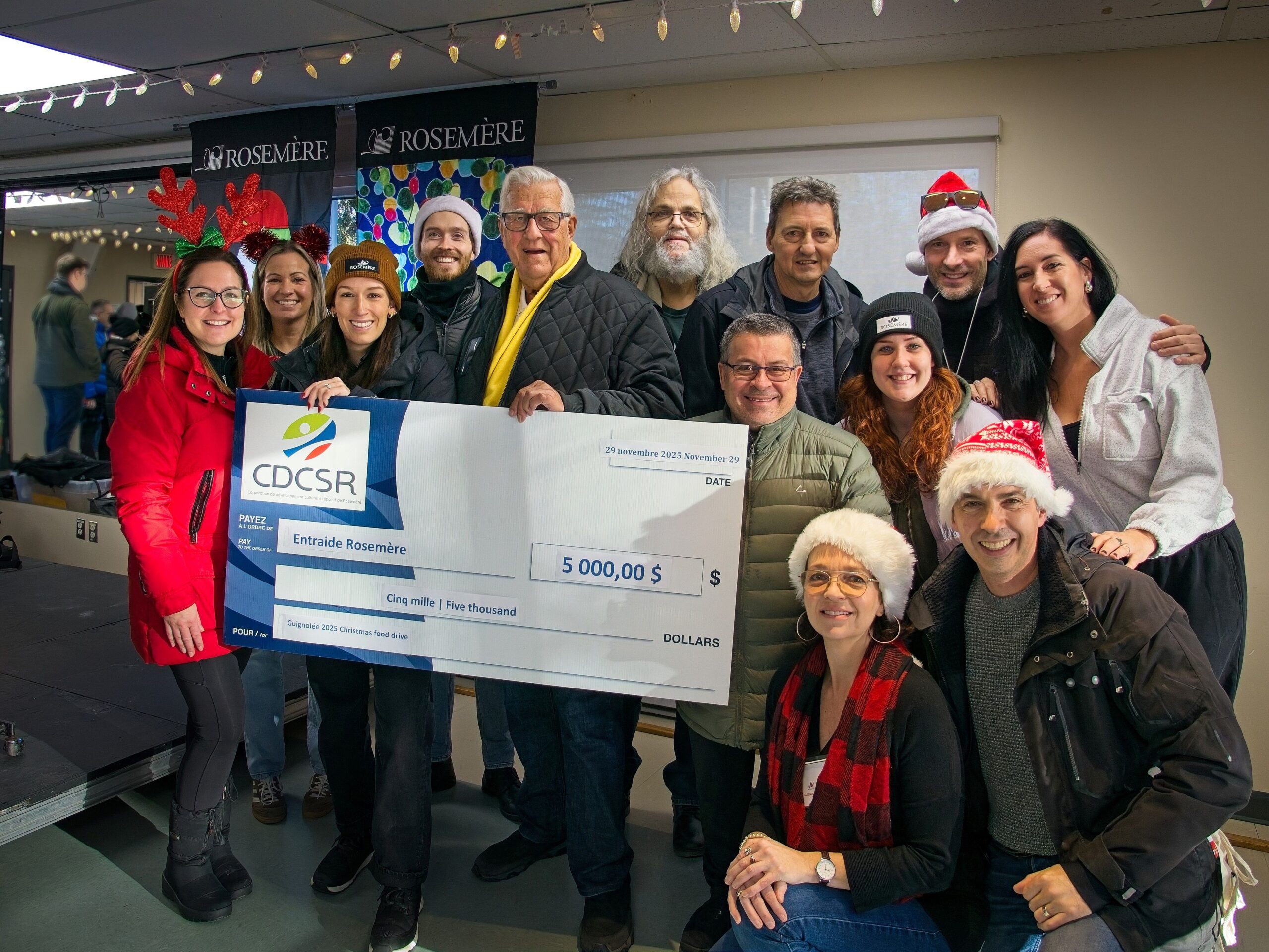 Record Donations Collected During Rosemère’s Annual Guignolée Food Drive