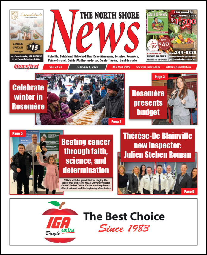 The North Shore News volume 22-03 Front page of The North Shore News.