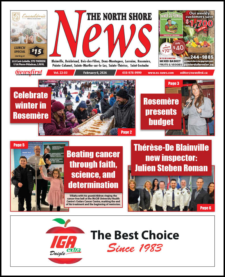 The North Shore News volume 22-03 Front page of The North Shore News.
