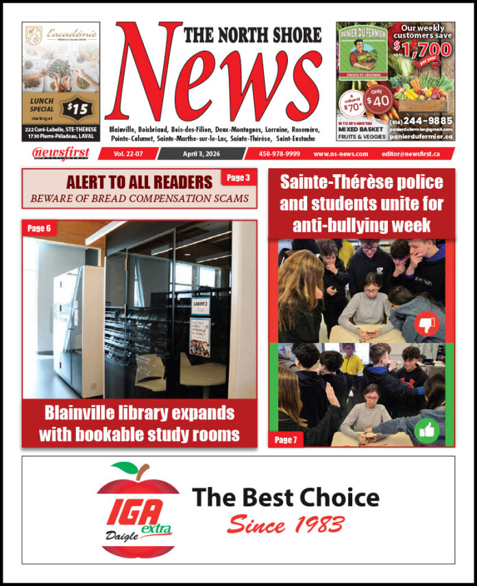 The North Shore News volume 22-07 Front page of The North Shore News.
