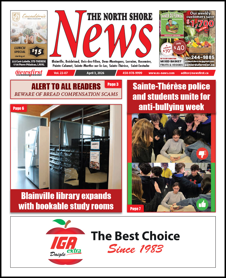 The North Shore News volume 22-07 Front page of The North Shore News.