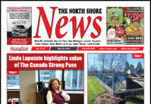 The North Shore News volume 22-11 Front page of The North Shore News.
