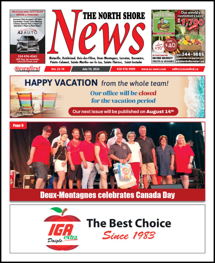 The North Shore News volume 22-14 Front page of The North Shore News.